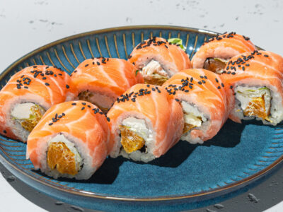 Łosoś z pomarańczą