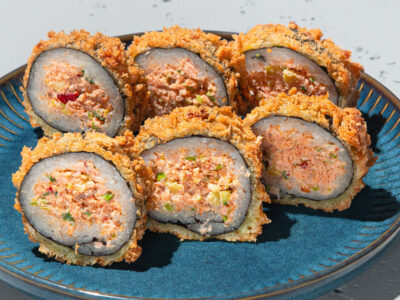 Tatar z Łososia w panko