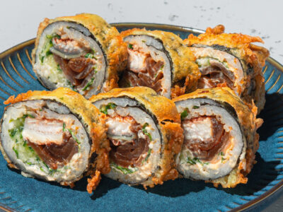 Roll w tempurze Węgorz