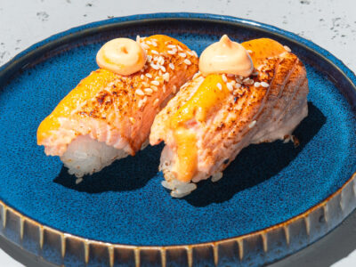 Łosoś opalany Kobe
