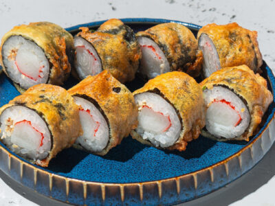 Surimi roll w Tempurze