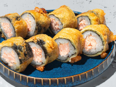 Łosoś roll w Tempurze